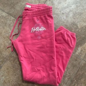 Girls Hollister Sweatpants/Joggers (Pink)